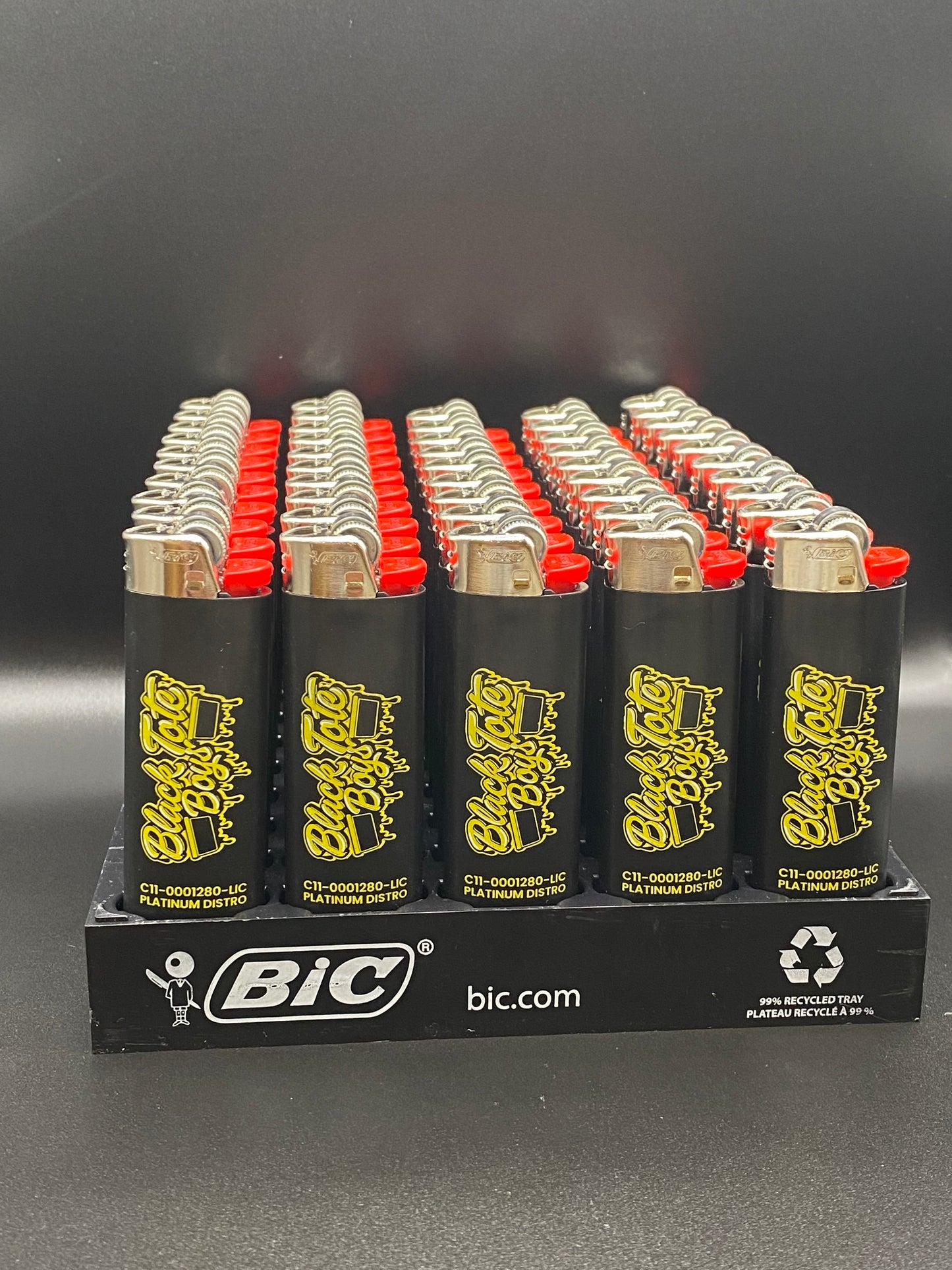 Black Tote Boys BIC Lighter ā Light Up with Legacy