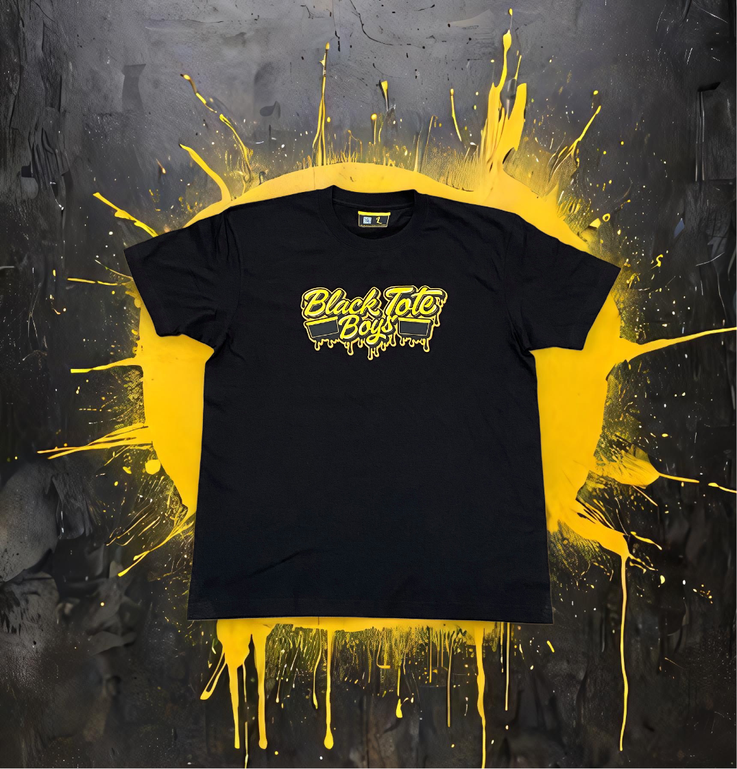 Black Tote Boys Logo Tee – The Official Drop