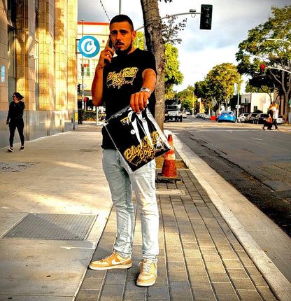 Black Tote Boys Logo Tee