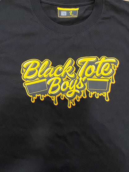 Black Tote Boys Logo Tee – The Official Drop